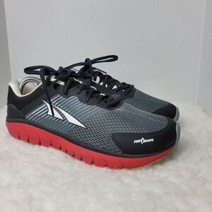 Altra Provision 4 Mens Size 10 Running Hiking Shoes Black Grey Red Sneaker